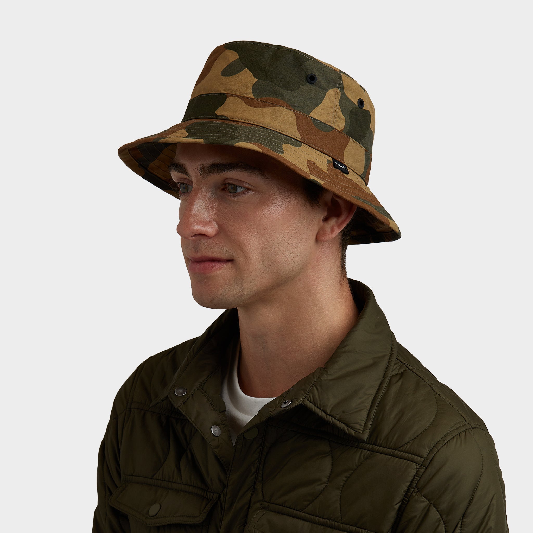 Waxed Camo Bucket Hat – Tilley USA