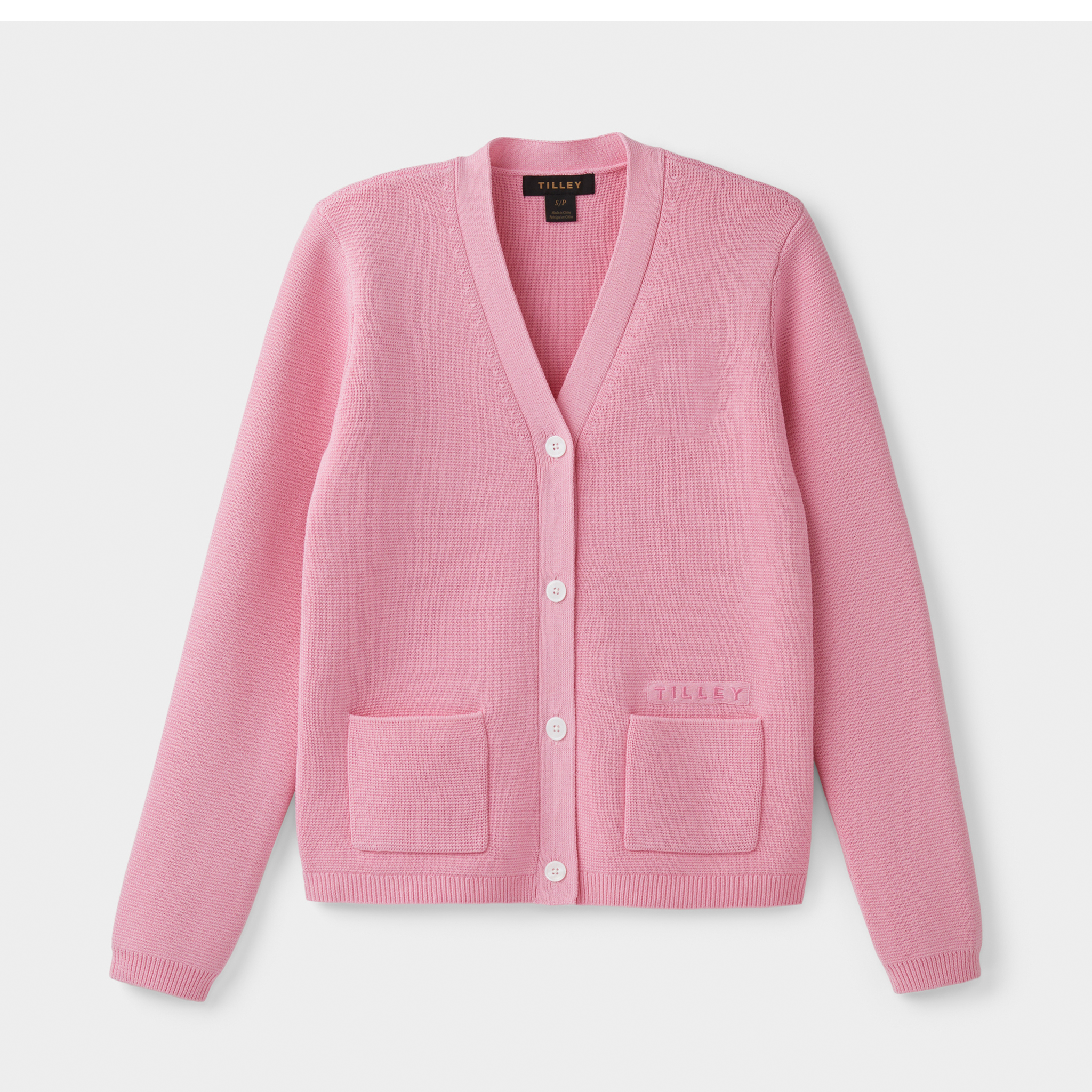 THE TOÉ Celle layered Cardigan ピンク S Celle layered Cardigan – THE TOÉ