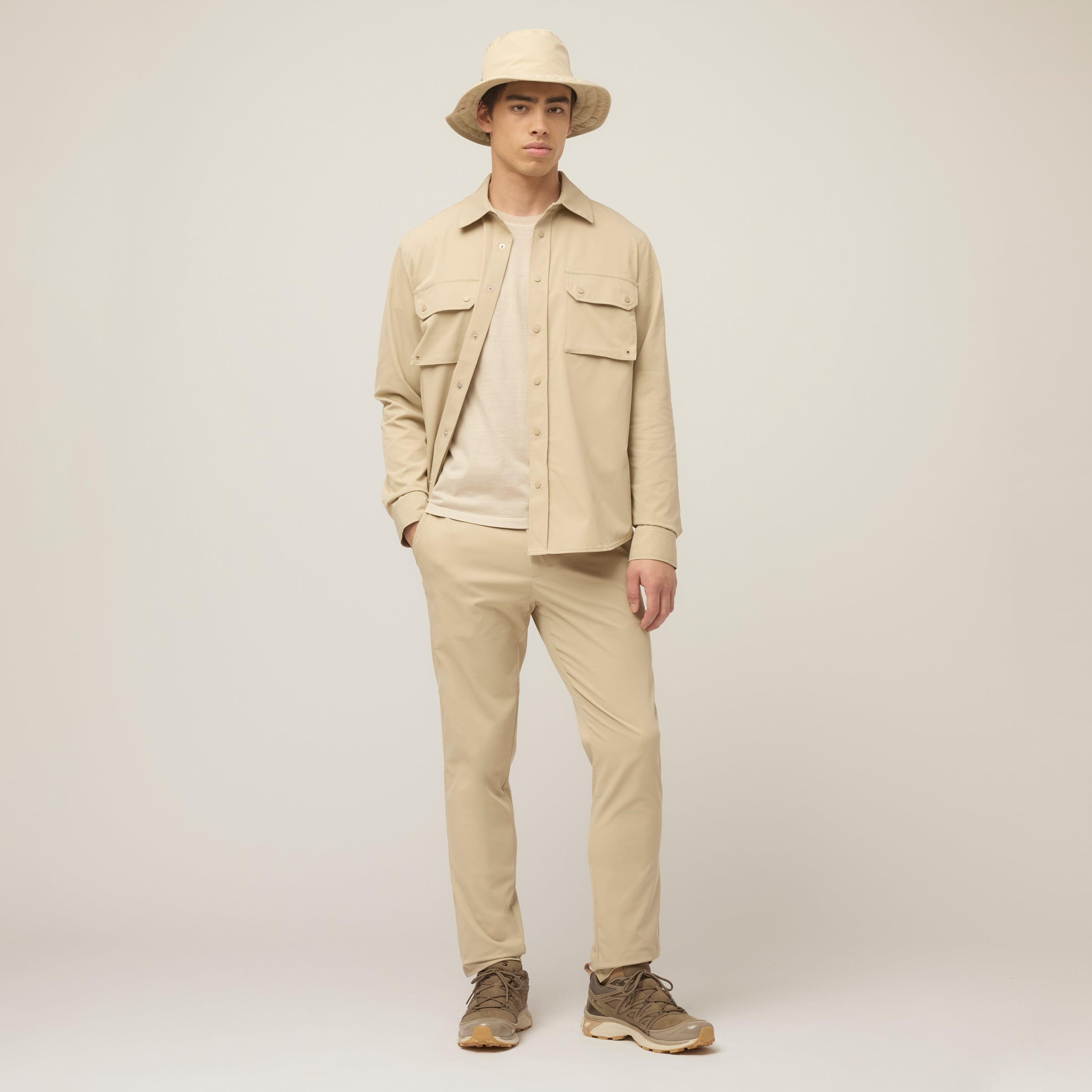 Roam Long Sleeve Safari Shirt Navy / XL