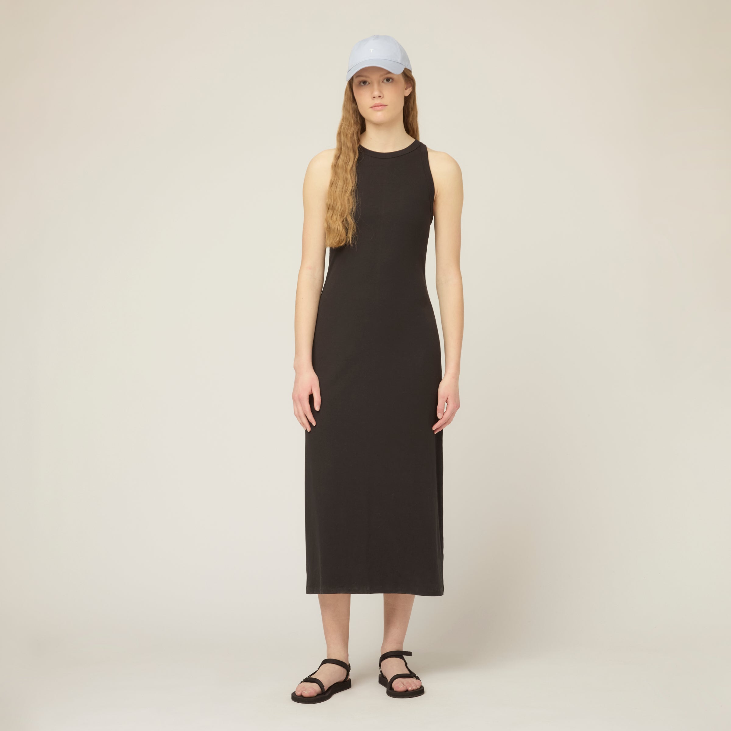 take me there ribbed midi dress Take Me There Ribbed Midi Dress - Taupe