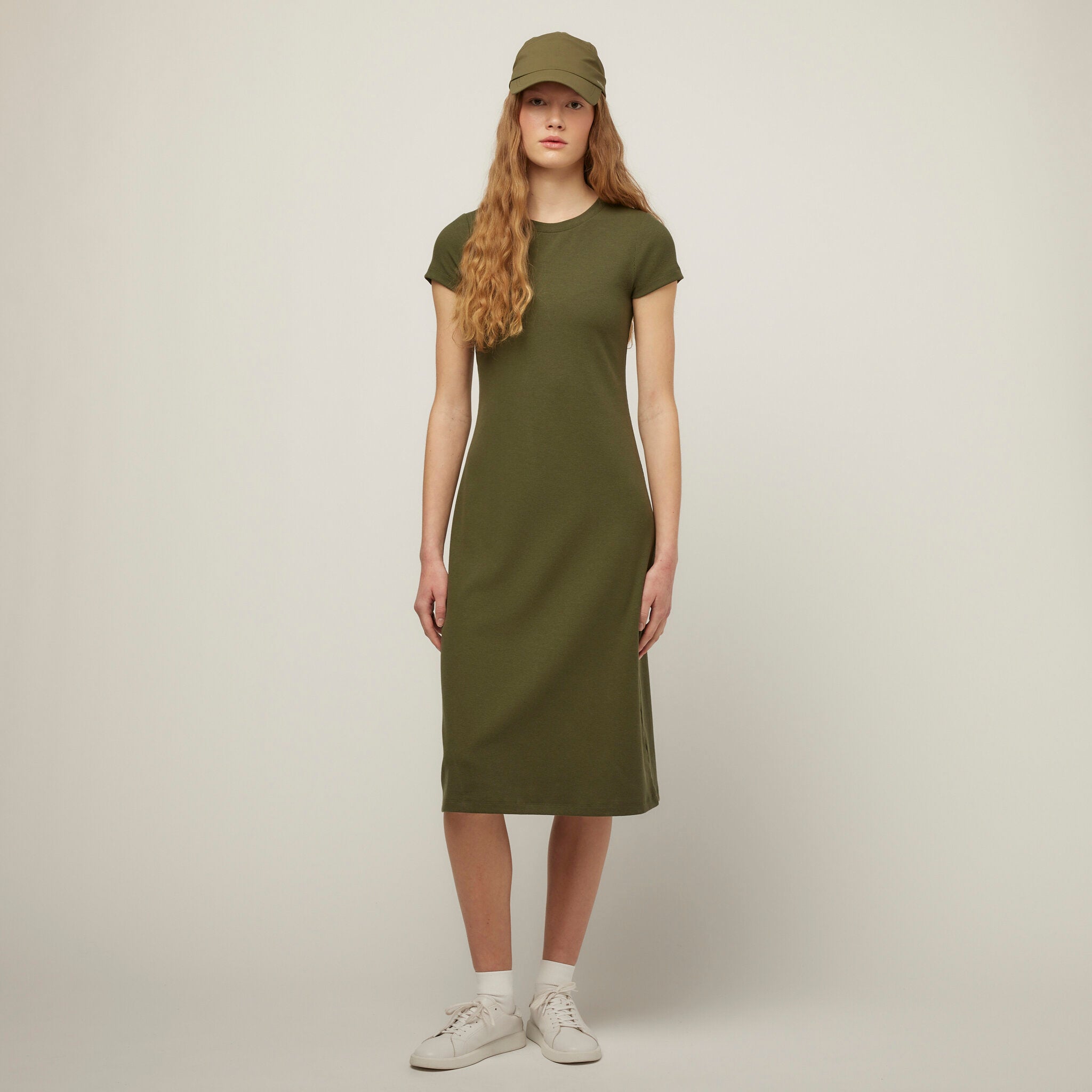 ribbed tee dress Modal Ribbed T-Shirt Dress