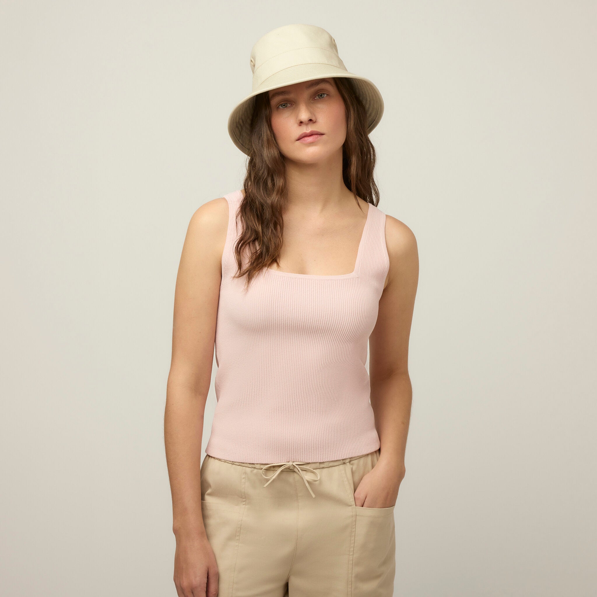 Square Neck Rib Shell – Tilley USA