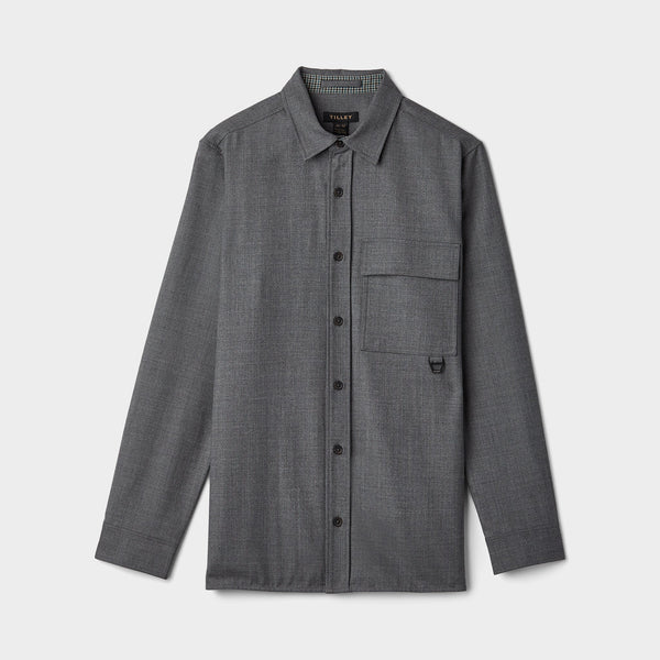 口コミ・レビューで人気商品を探そう M04WT3062_Utility_Shirt_Grey_1 トップス