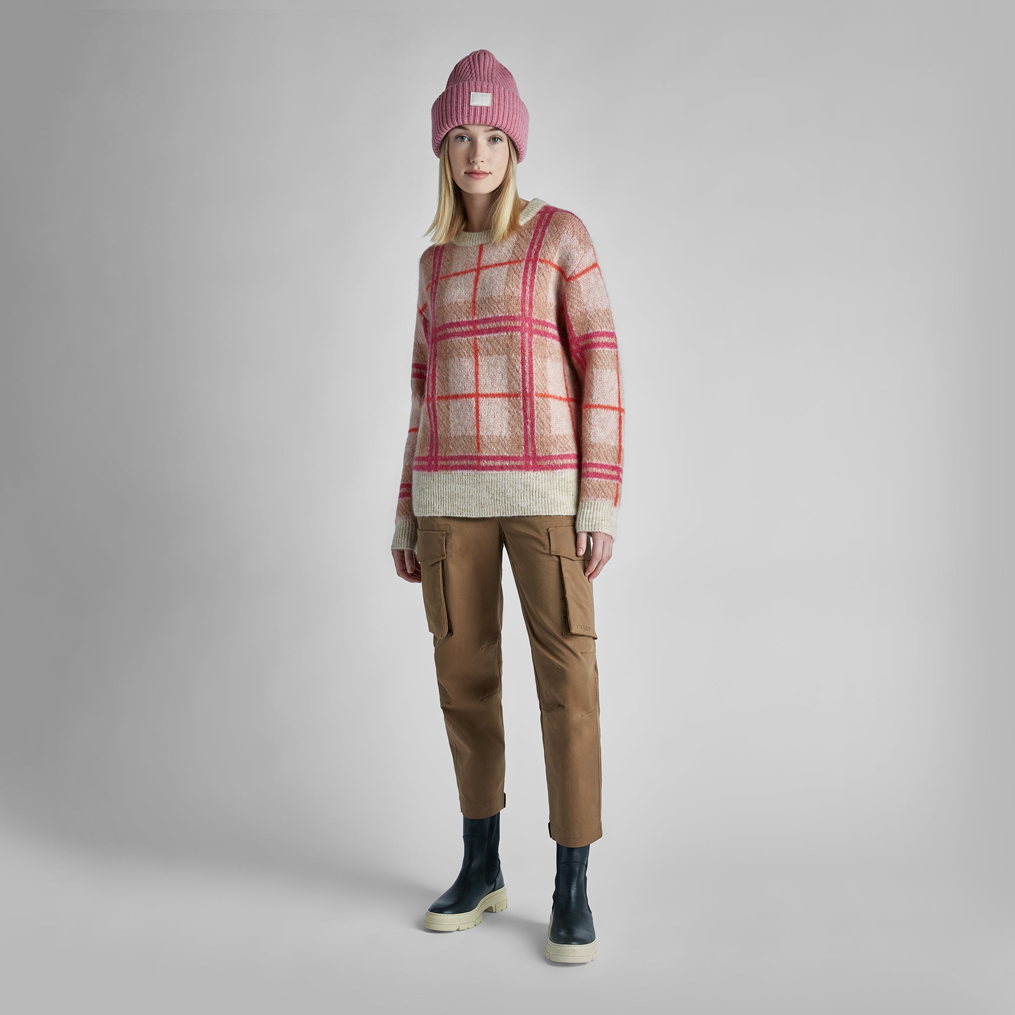 Plaid Mohair Sweater – Tilley USA Plaid Mohair Sweater – Tilley USA